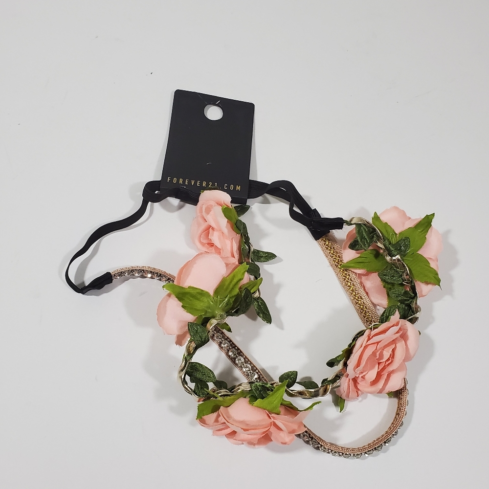 Forever 21 Floral Headband Crown